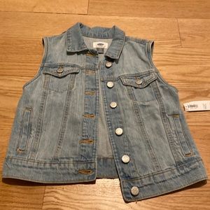 Girls Gap size 10-11 denim vest